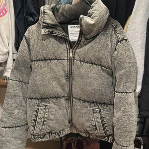 Garage Grey Bubble Coat
